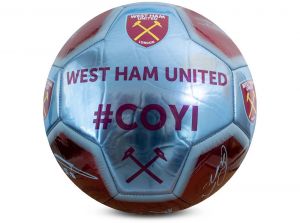 West Ham Signature Football (Sky Blue)