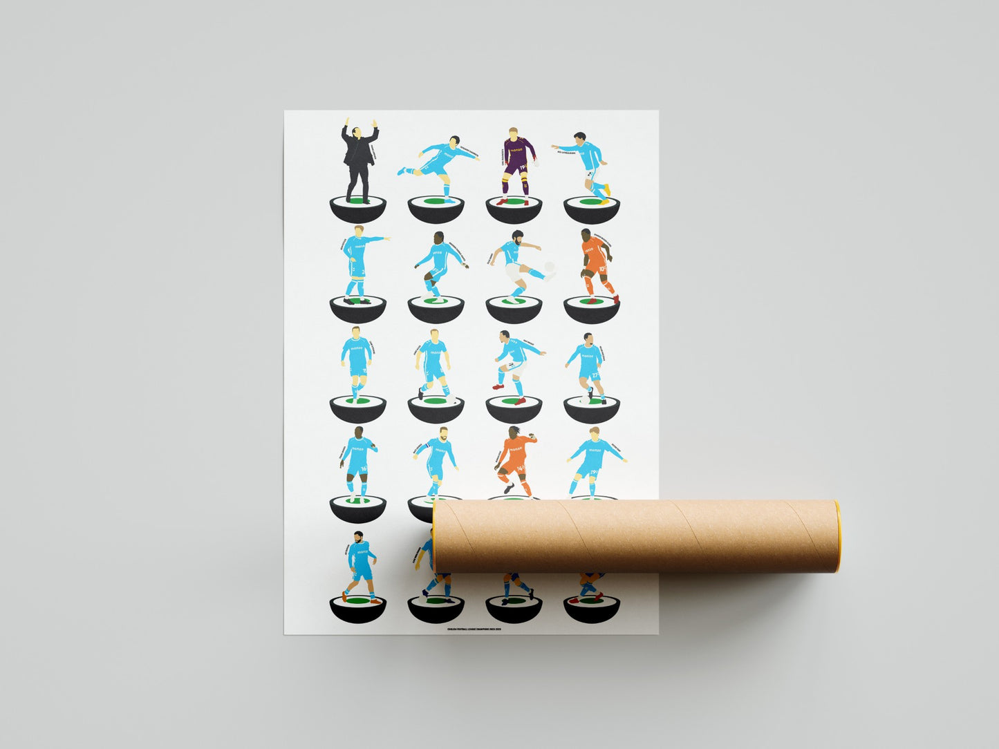 Coventry City 2026 Promotion Subbuteo Prints