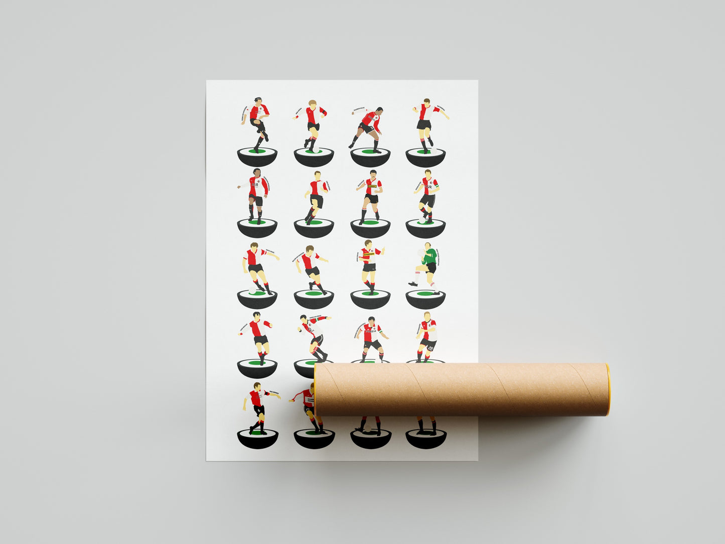 Feyenoord Subbuteo Print