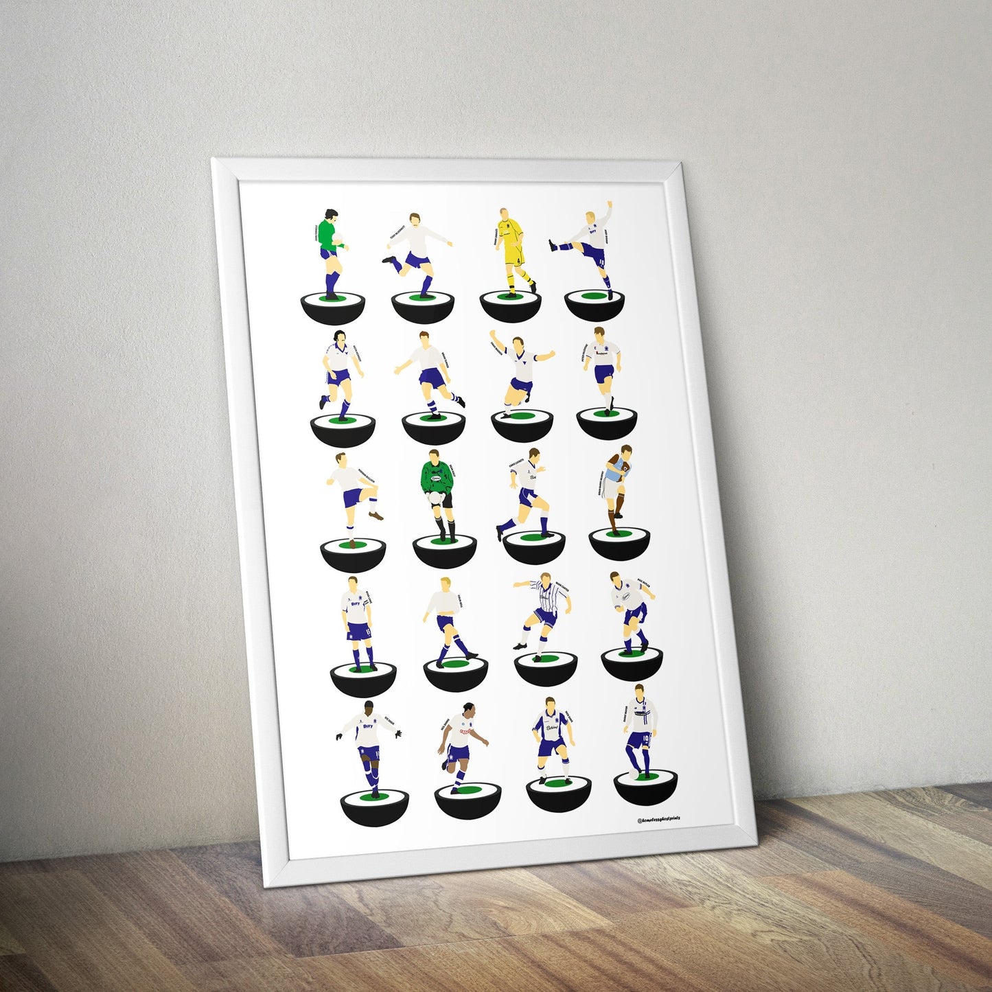 Bury Legends Subbuteo Print