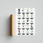 Bolton Wanderers Sam Allardyce years Subbuteo Print