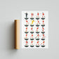 Arsenal Champions 2025 - 2026 Subbuteo Print