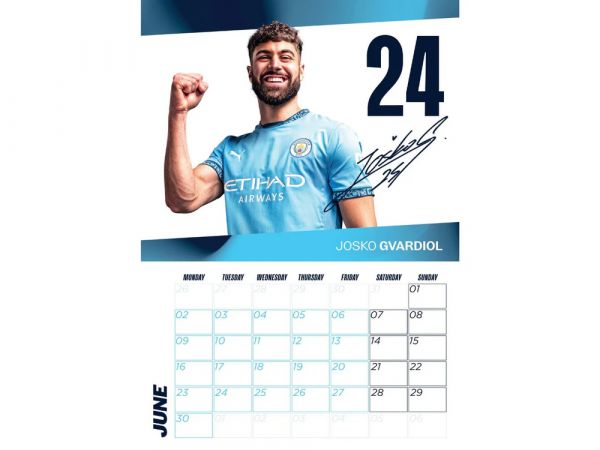 Man City 2025 Calendar - A3