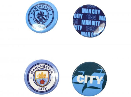 Manchester City Button Badges