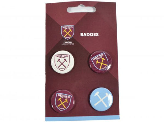 West Ham Button Badges
