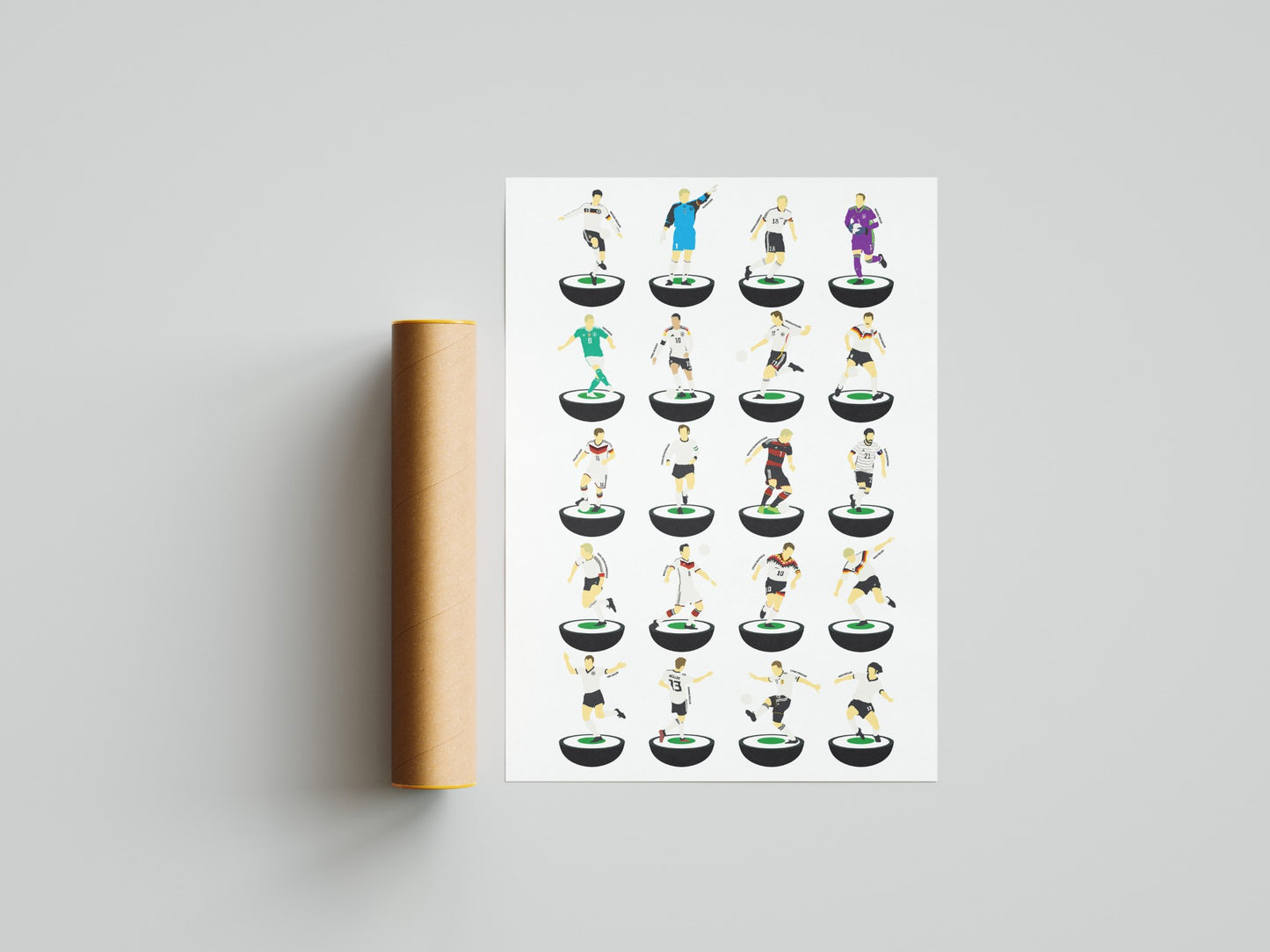 Germany Legends Subbuteo Print