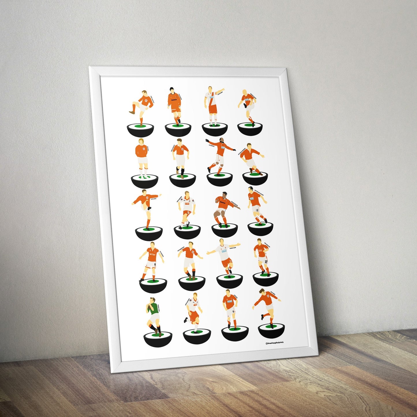 Blackpool Subbuteo Print