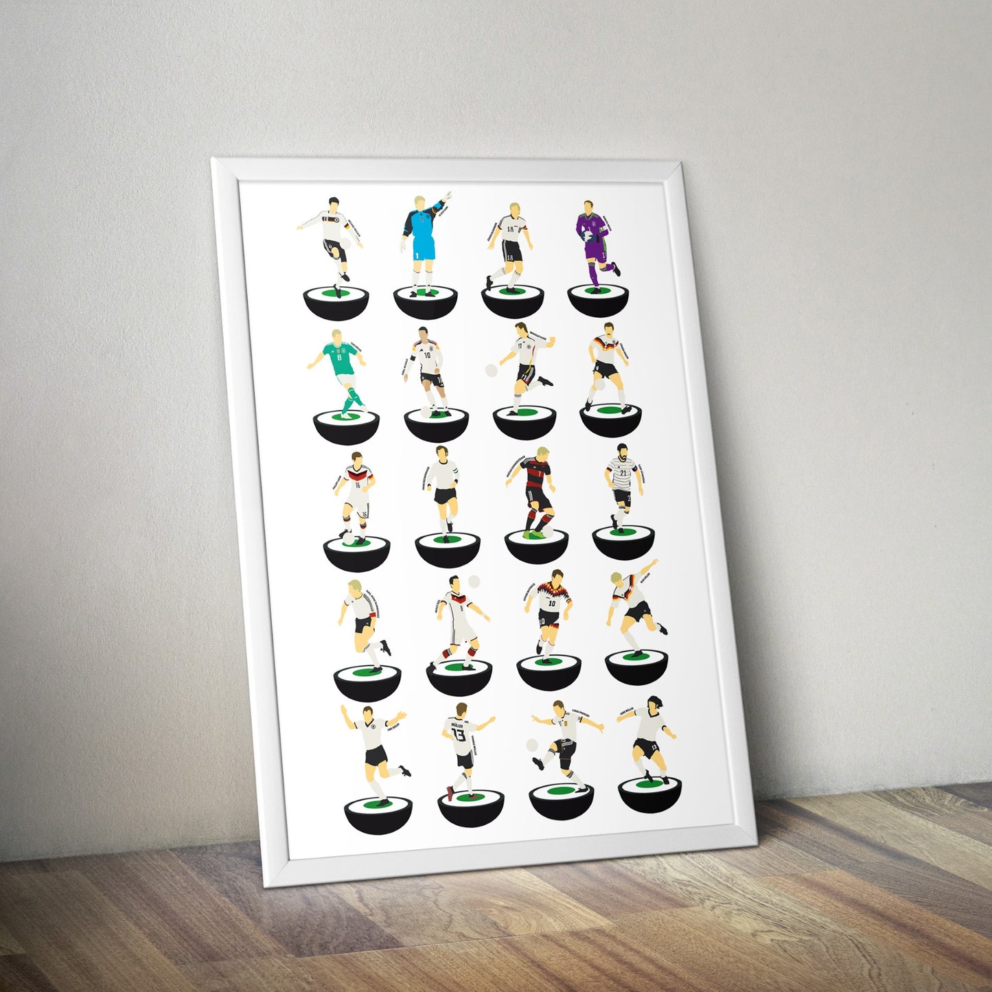 Germany Legends Subbuteo Print
