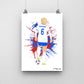 Alex Greenwood EURO A3 EURO 2025 Art Print - DanDesignsGB