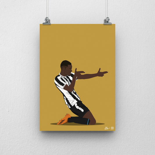 SALE - Alexander Isak A3 Print - DanDesignsGB
