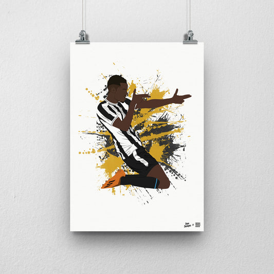 SALE - Alexander Isak A3 Print - DanDesignsGB