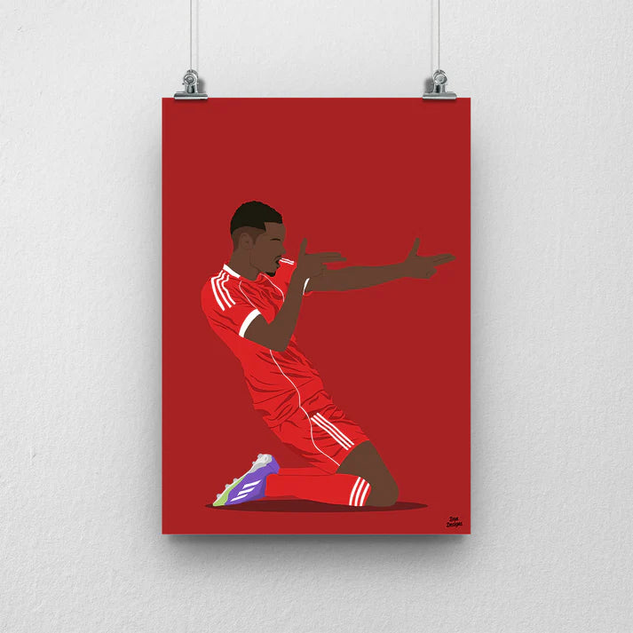 Alexander Isak Print - DanDesignsGB