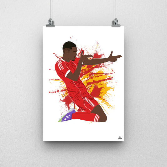 Alexander Isak Print - DanDesignsGB