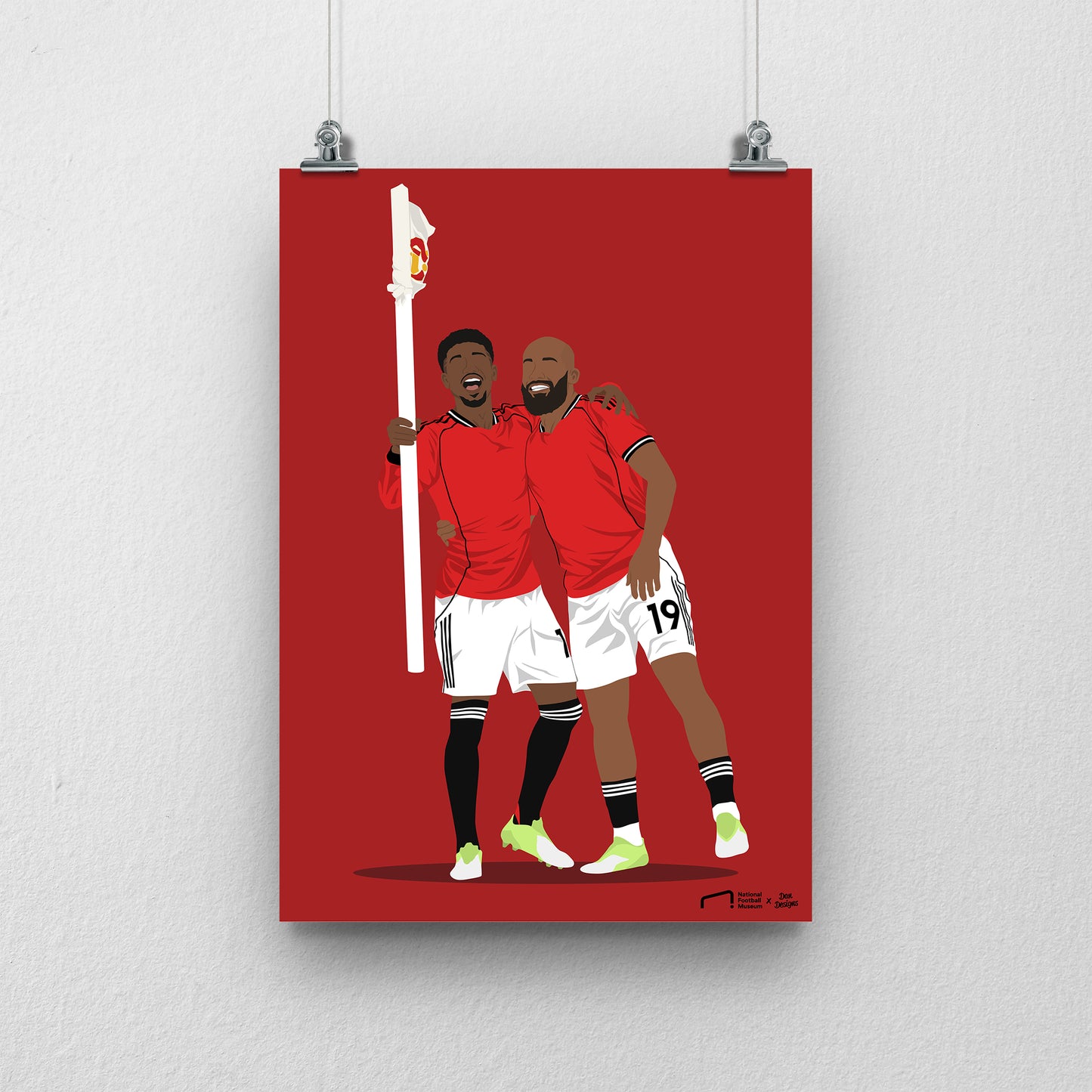 Amad and Mbeumo Print - DanDesignsGB