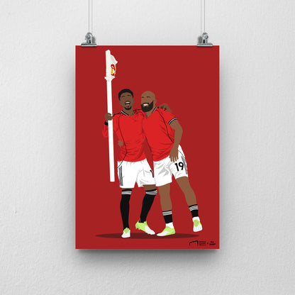 Amad and Mbeumo Print - DanDesignsGB