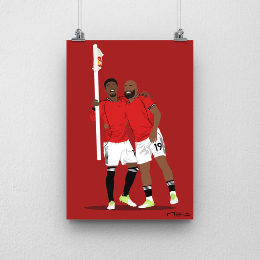 Amad and Mbeumo Print - DanDesignsGB