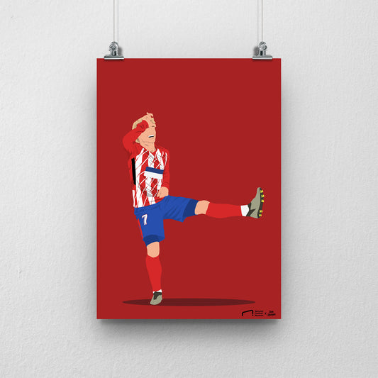 Antione Griezmann Print - DanDesignsGB