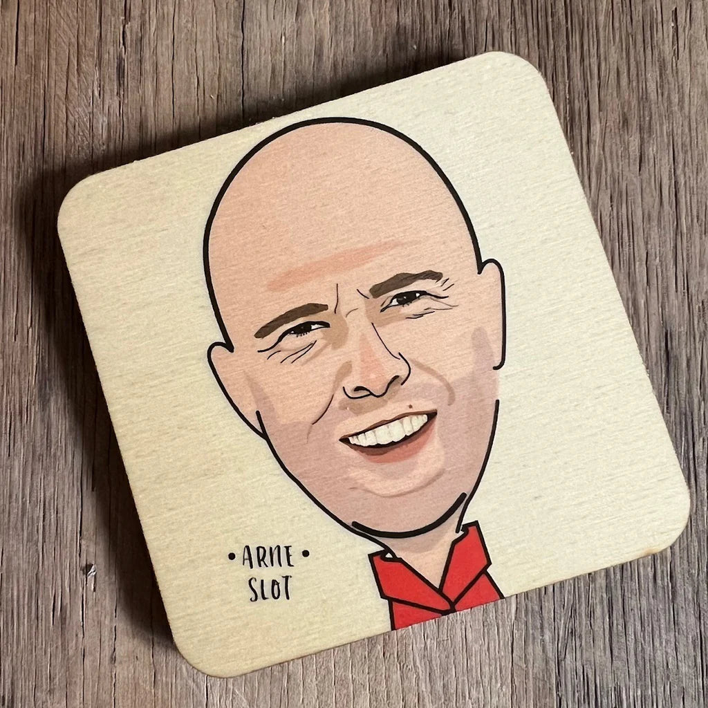 Arne Slot Wooden Coaster