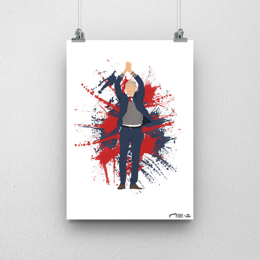 Arsène Wenger Print - DanDesignsGB