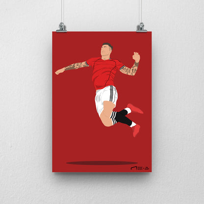 Benjamin Sesko Print - DanDesignsGB