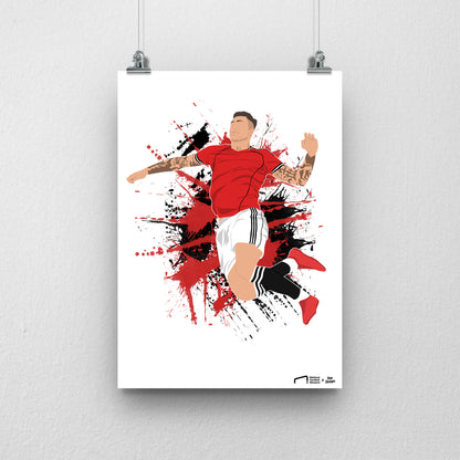 Benjamin Sesko Print - DanDesignsGB