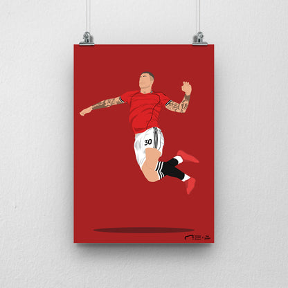 Benjamin Sesko Print - DanDesignsGB
