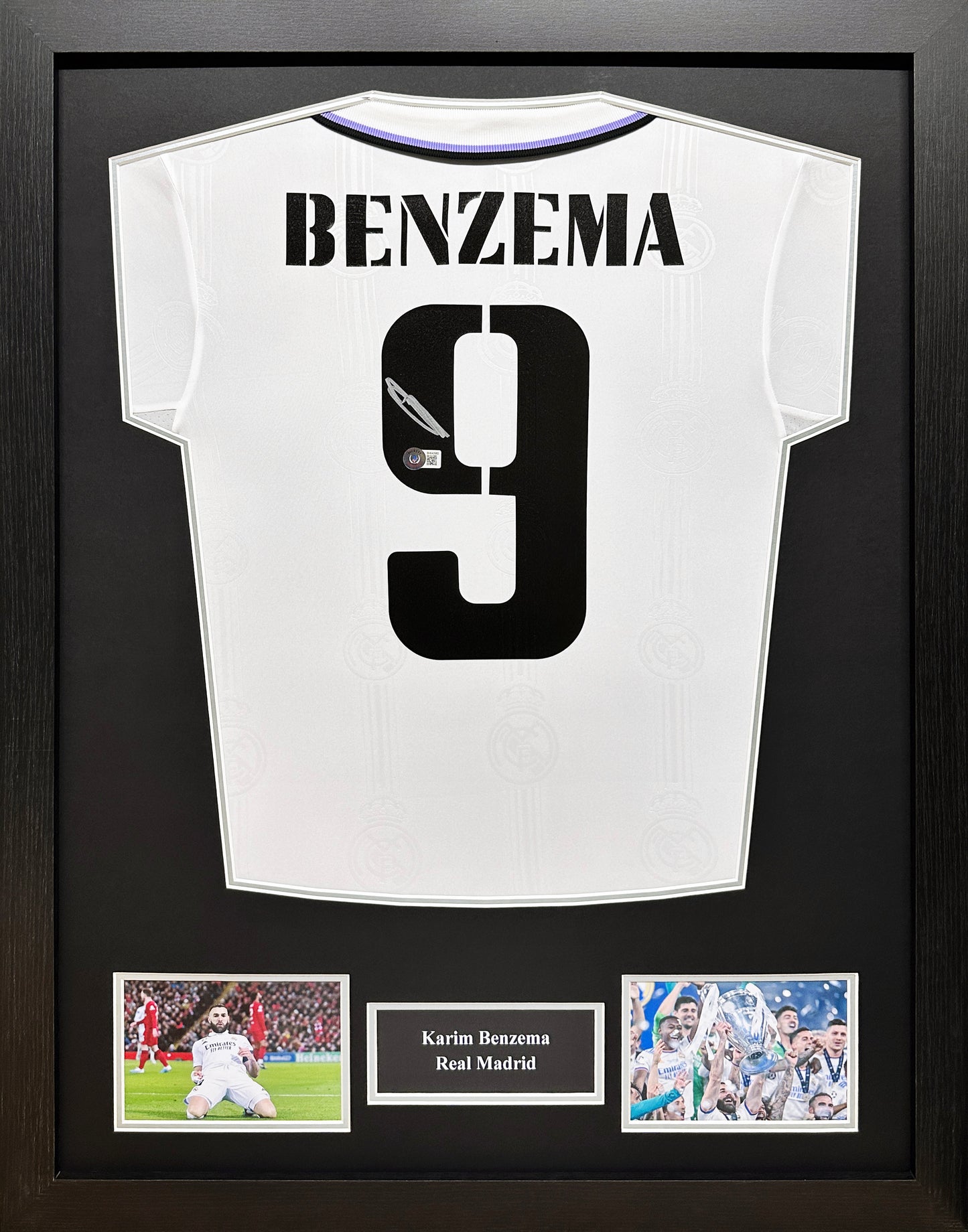 Benzema Signed Real Madrid Shirt