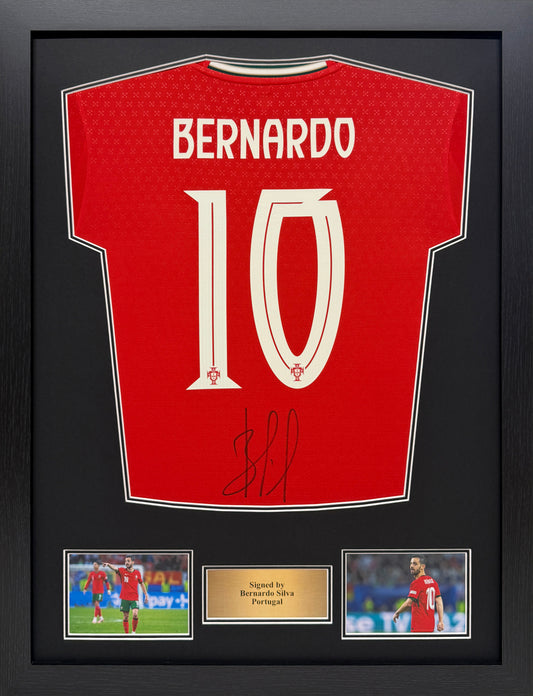 Bernardo Silva Portugal Signed Shirt 25/26