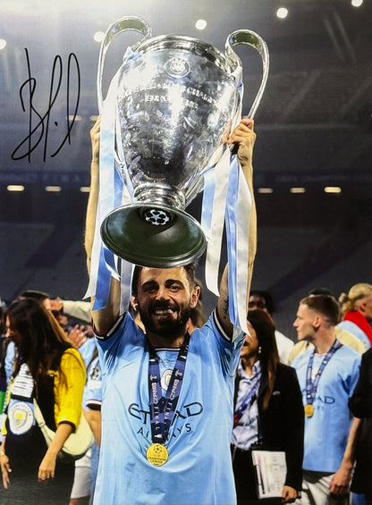 Bernardo Silva signed Manchester City 2023 Champions League Final photo