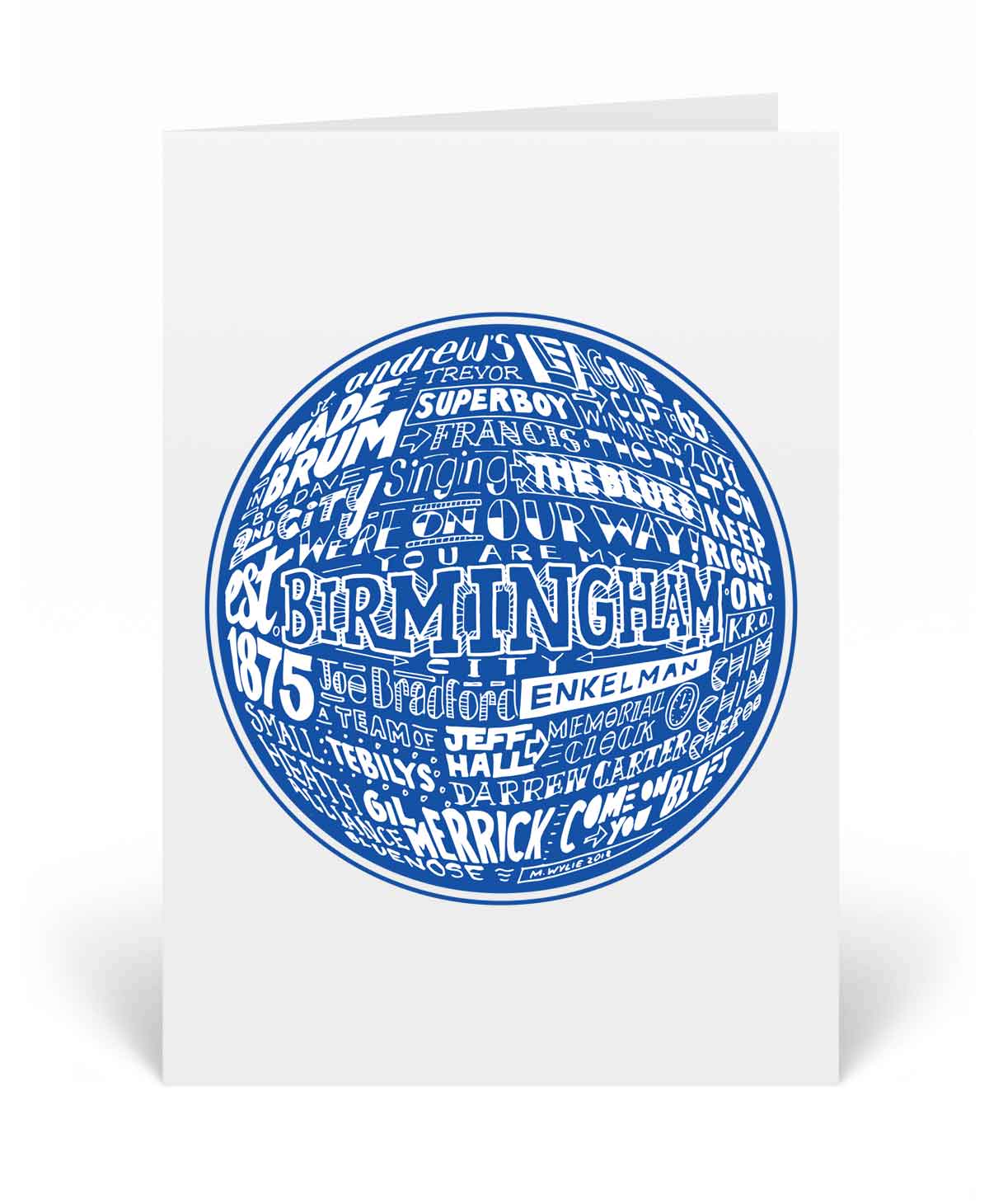 Sketch Book - Birmingham City Card