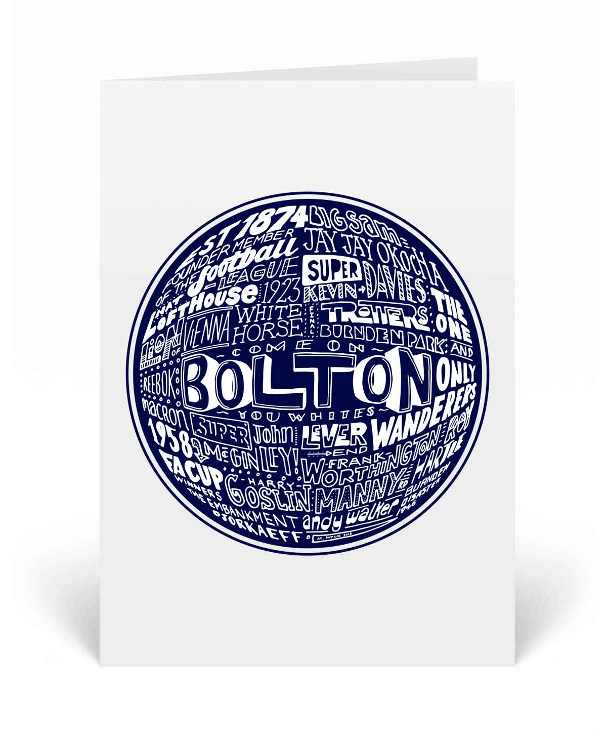 Sketch Book - Bolton Wanderers Card