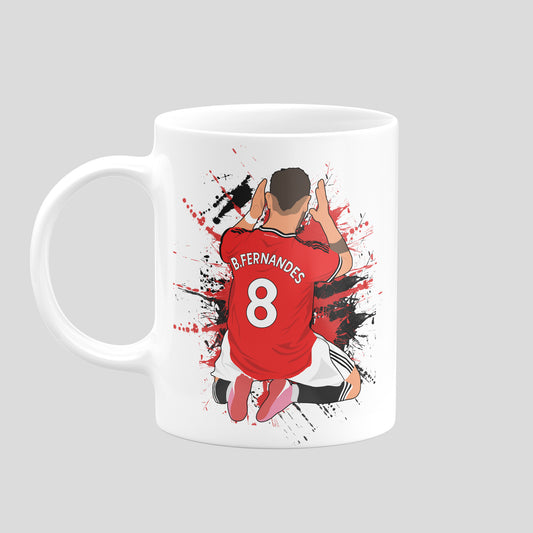 Bruno Fernandes Mug - DanDesignsGB