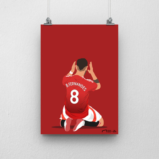 Bruno Fernandes Print 1 - DanDesignsGB