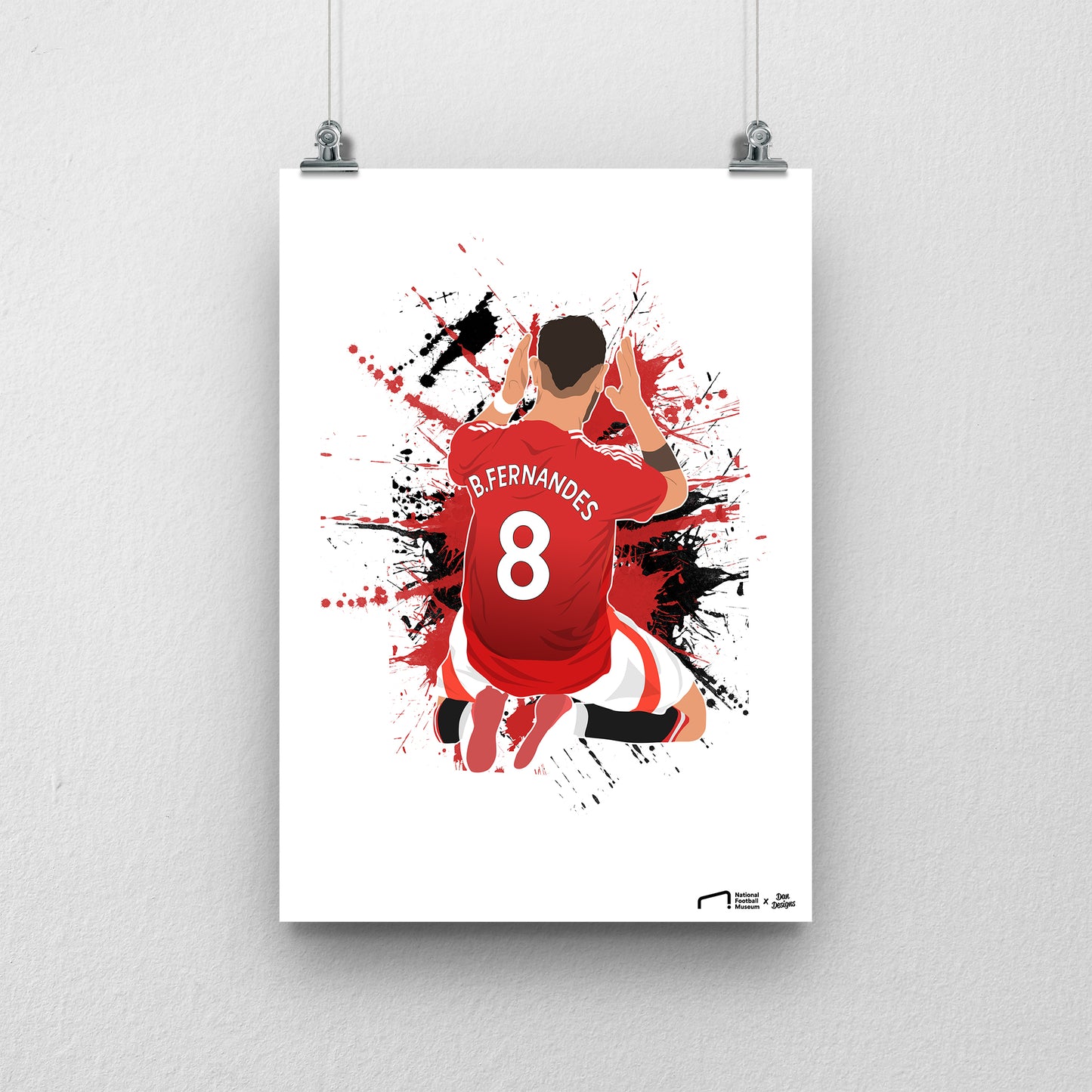 Bruno Fernandes Print 1 - DanDesignsGB