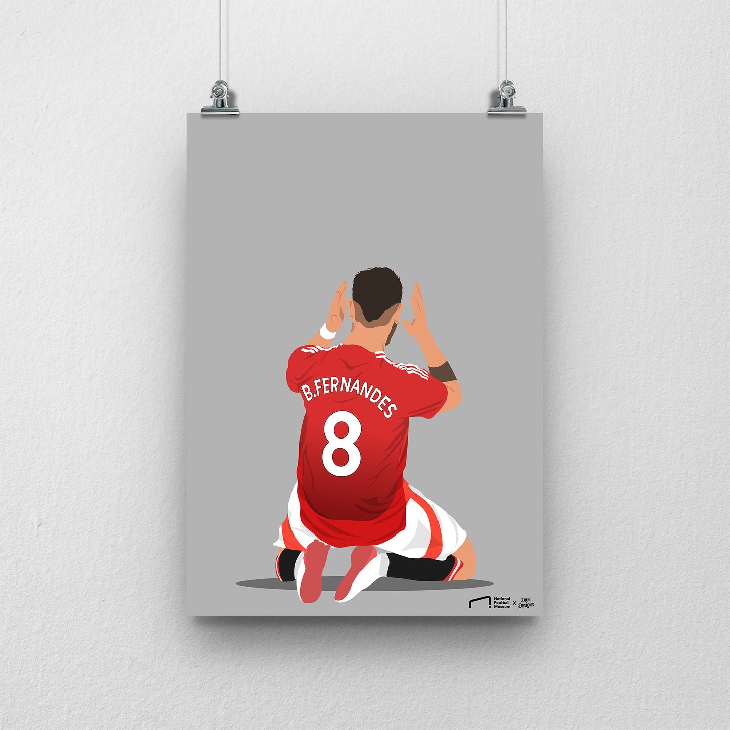 Bruno Fernandes Print 1 - DanDesignsGB