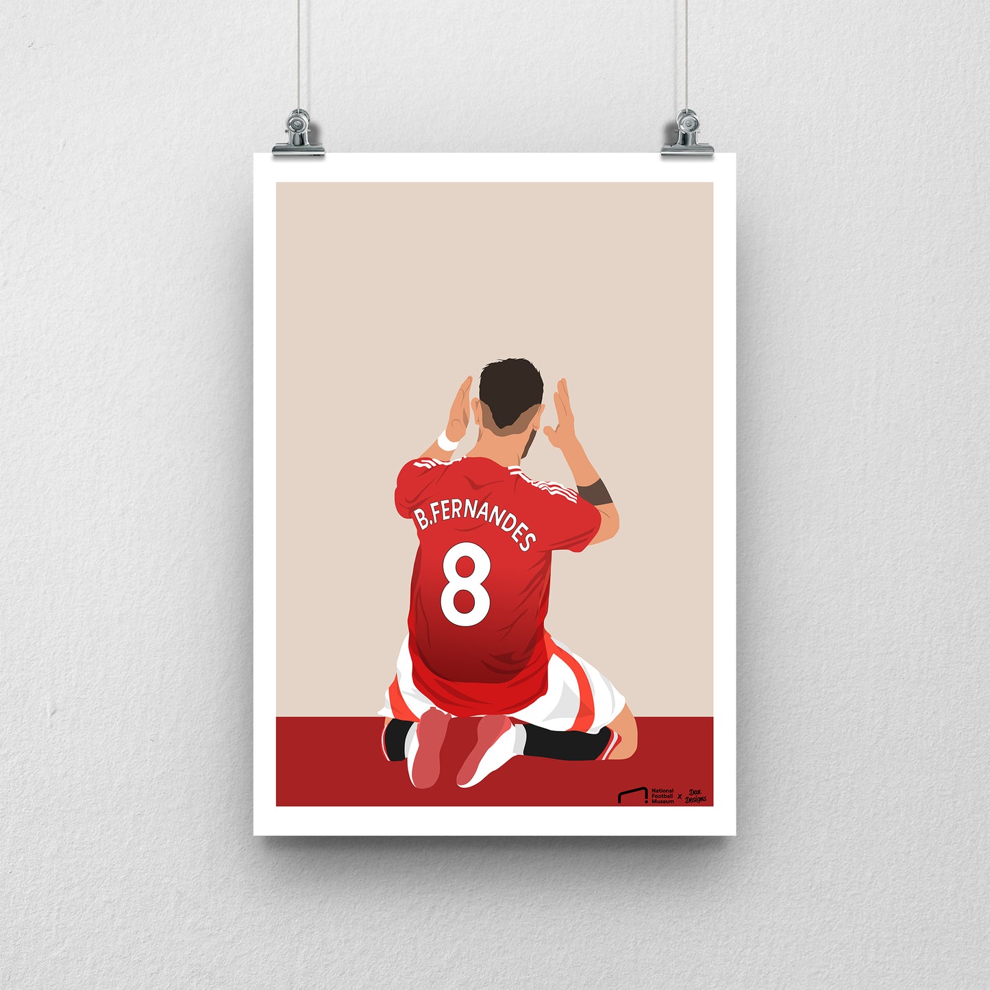 Bruno Fernandes Print 1 - DanDesignsGB