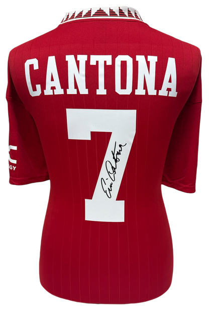 Eric Cantona Signed Number 7 Manchester United Shirt