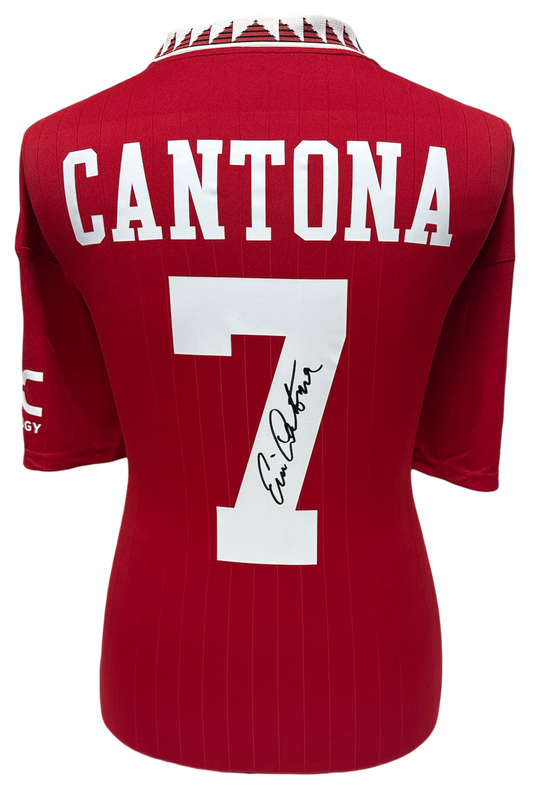 Eric Cantona Signed Number 7 Manchester United Shirt