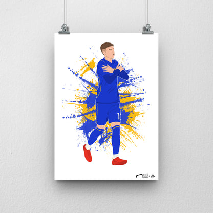 Cole Palmer Print - Dan DesignsGB