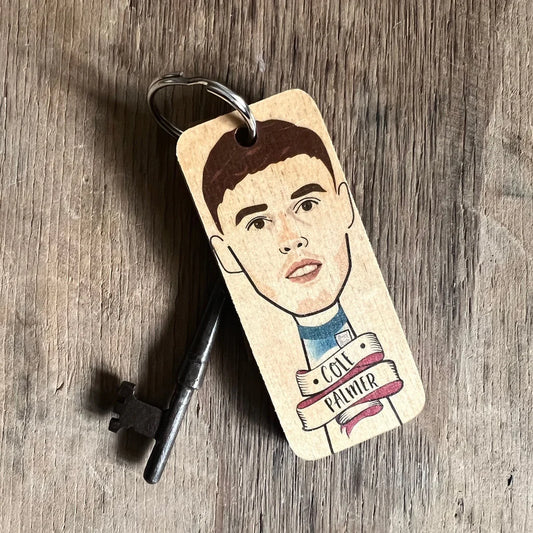 Cole Palmer Wooden Keyring