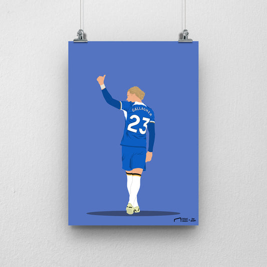 Connor Gallagher Chelsea Print - DanDesignsGB