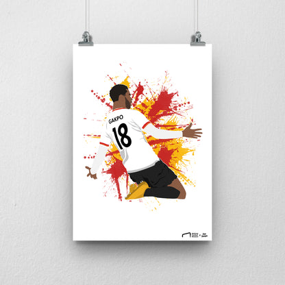 Cody Gakpo Print - DanDesignsGB