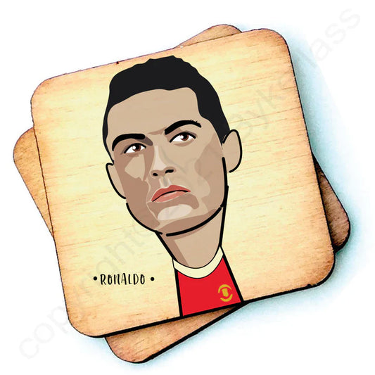 Cristiano Ronaldo Wooden Coasters