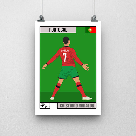 Cristiano Ronaldo Portugal Print - DanDesignsGB