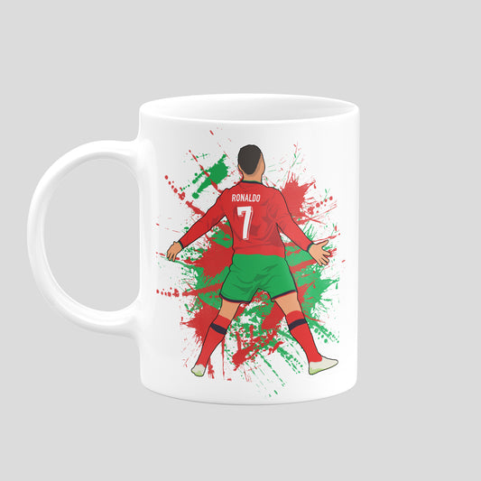 Cristiano Ronaldo Portugal Mug - DanDesignsGB