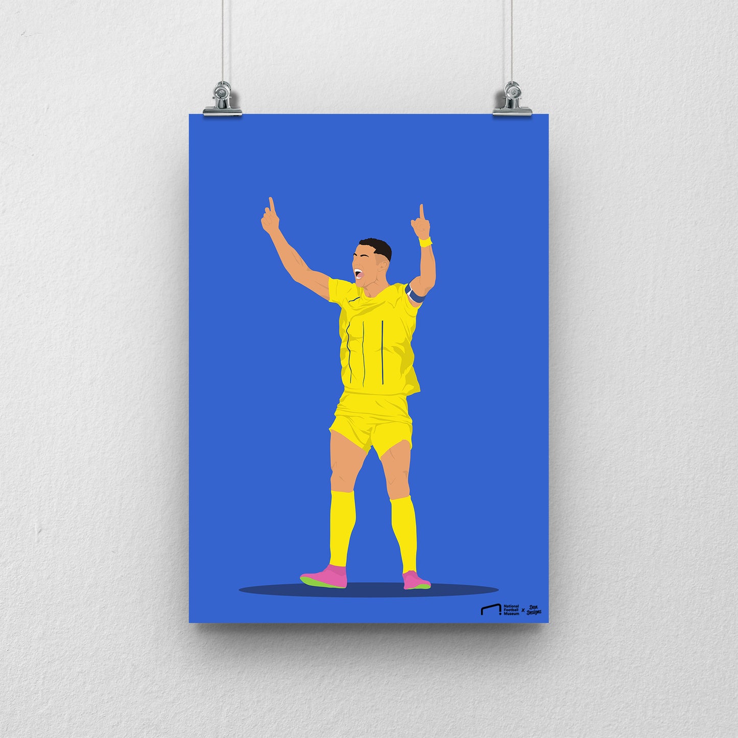 Cristiano Ronaldo Al Nassr Print - DanDesignsGB