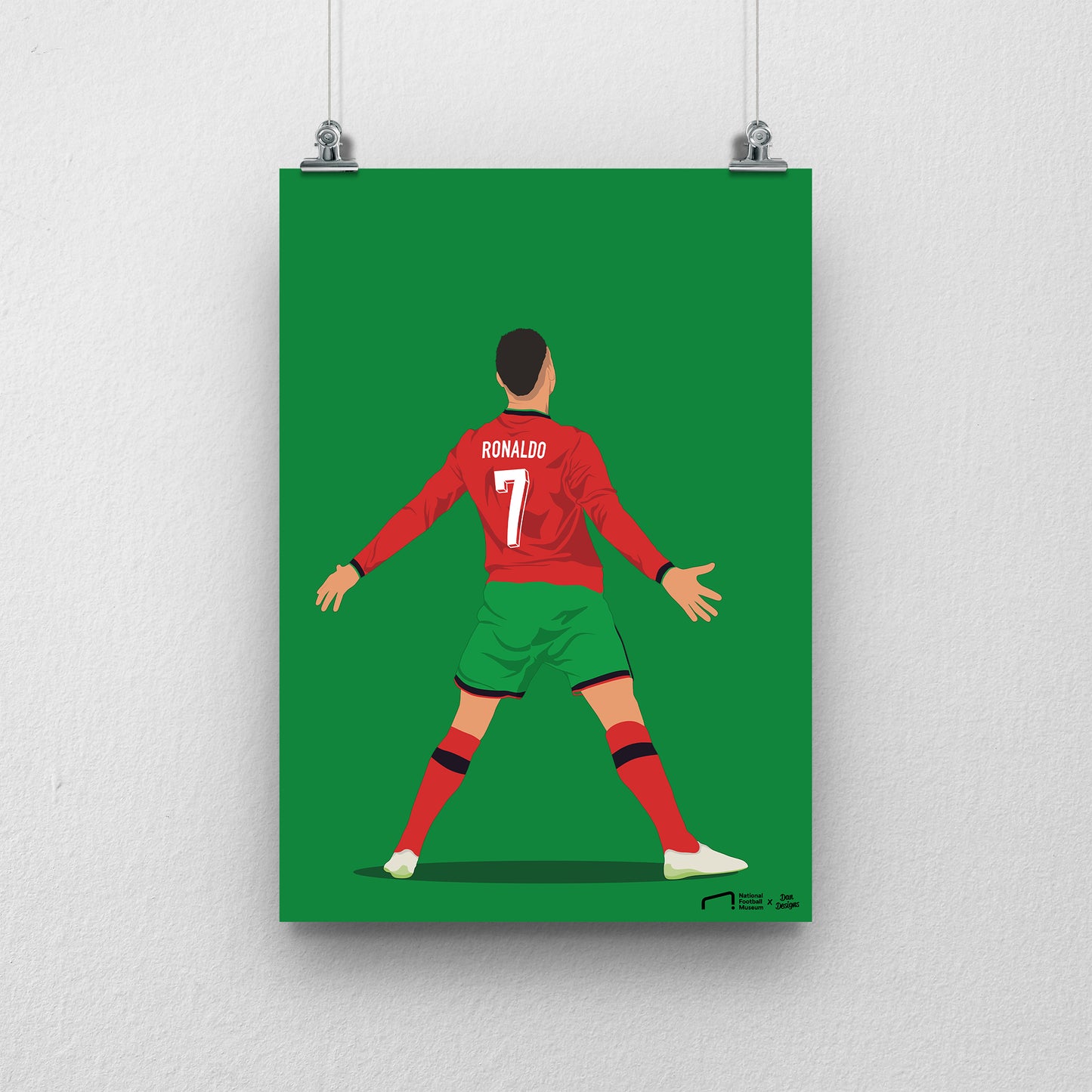 Cristiano Ronaldo Portugal Print - DanDesignsGB