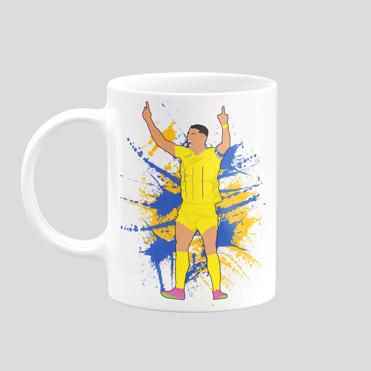 Cristiano Ronaldo Al Nassr Mug - DanDesignsGB