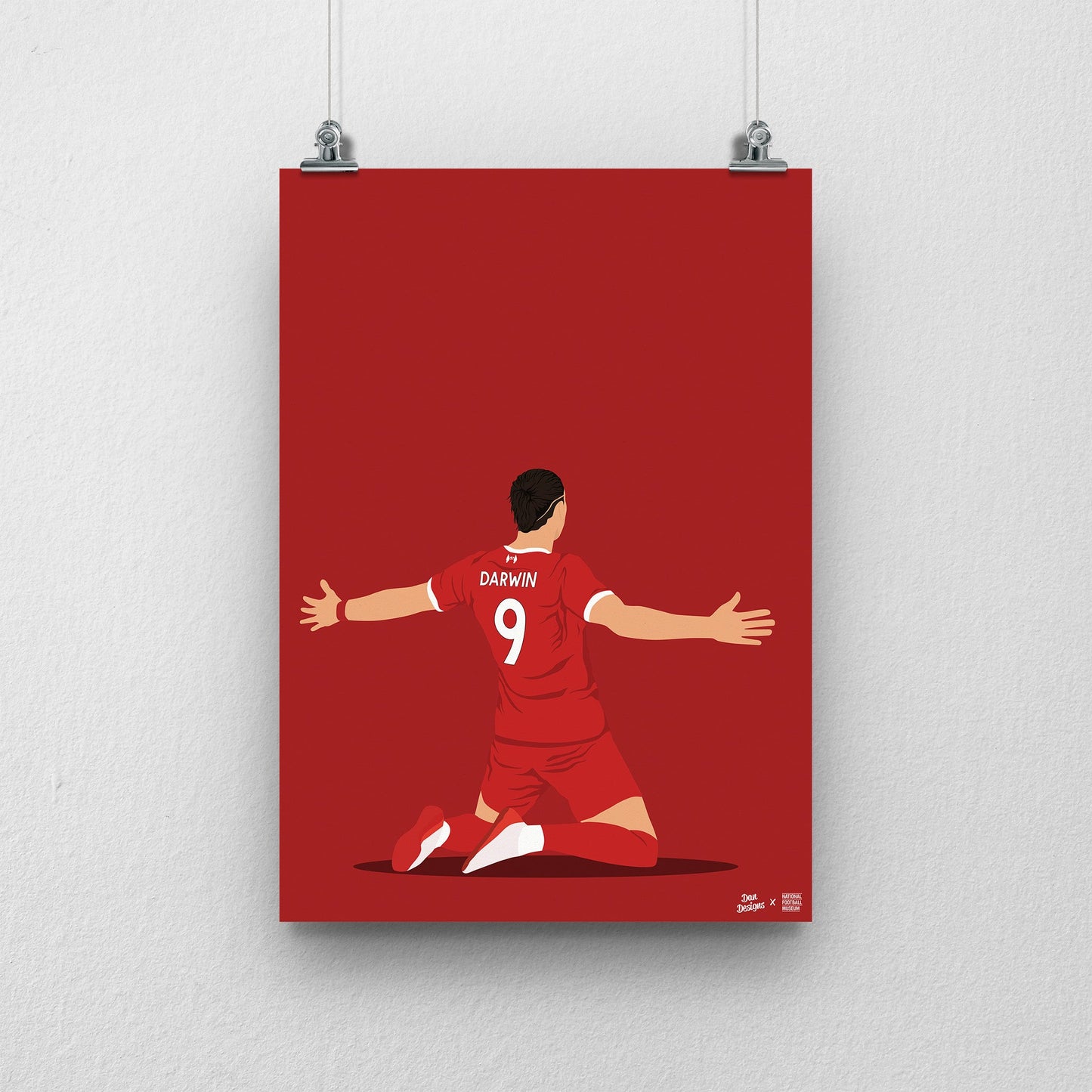 SALE - Darwin Núñez A3 Print - DanDesignsGB