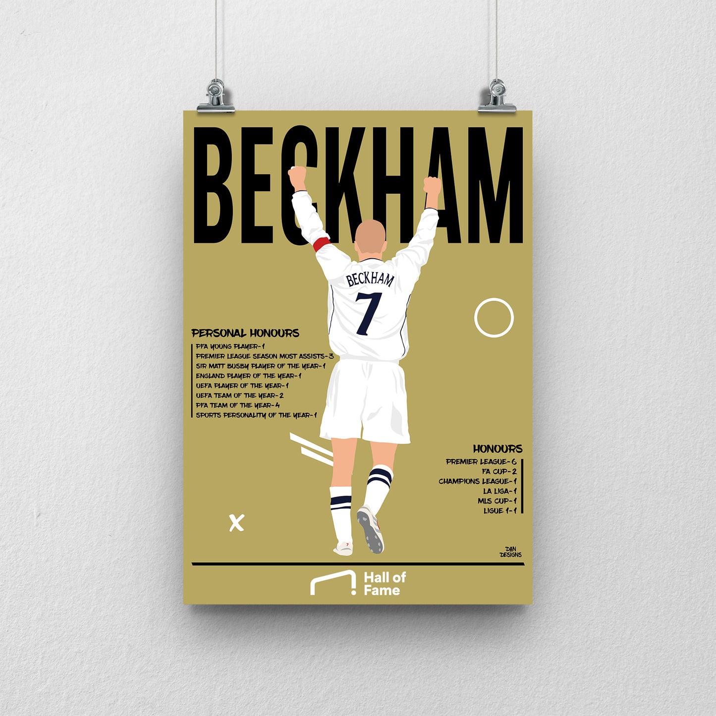 David Beckham Hall of Fame - DanDesignsGB